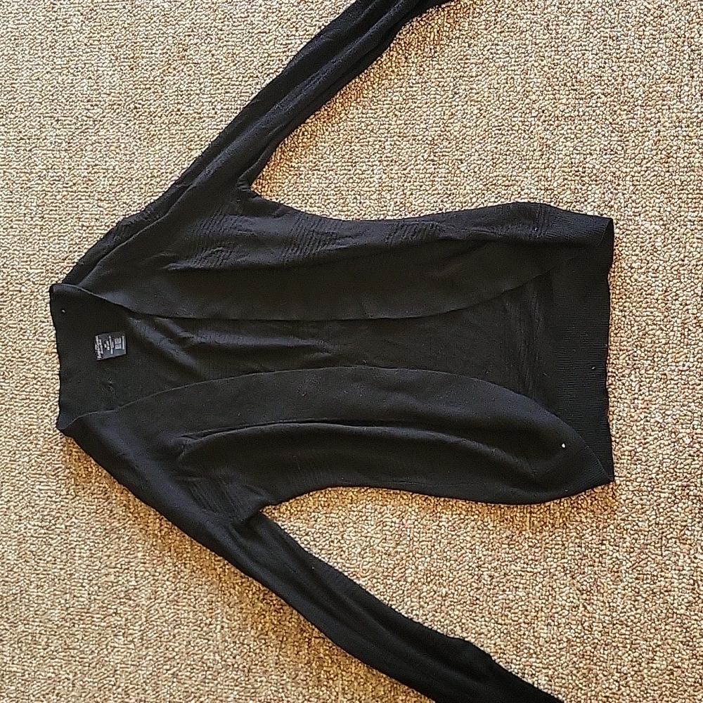 Black cardigan